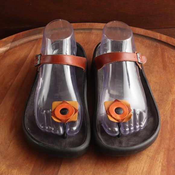 Birkenstock Tatami Sandals WMS SZ EU 39 US 8-8.5 Slide Toe Post Summer Shoe READ - Picture 2 of 16